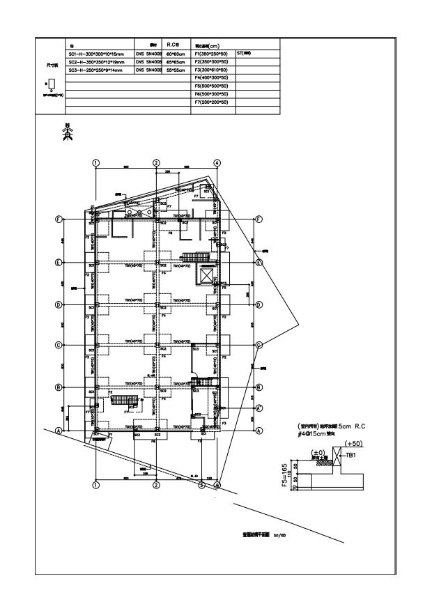 揚金企業廠房新建工程鋼構拆圖縮圖