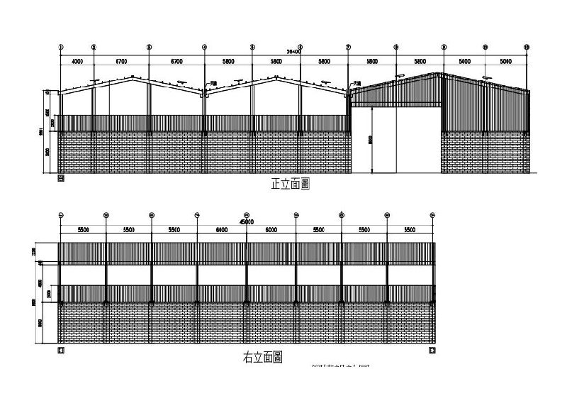 三洋磁磚廠房新建工程鋼構拆圖縮圖