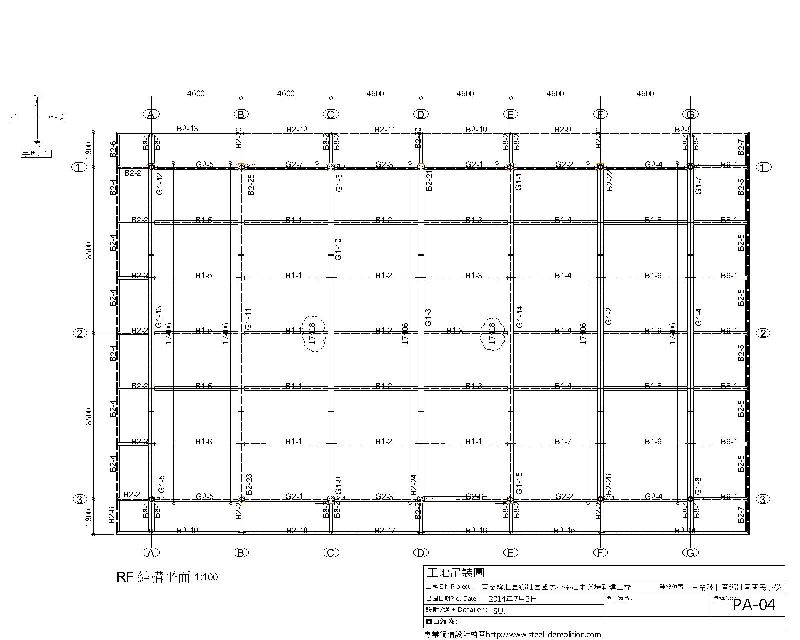 宜蘭壯圍國小風雨操場新建工程鋼構拆圖縮圖