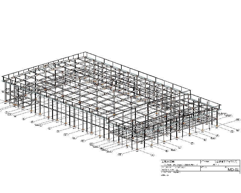 新石高雄廠新建工程鋼構拆圖工程圖
